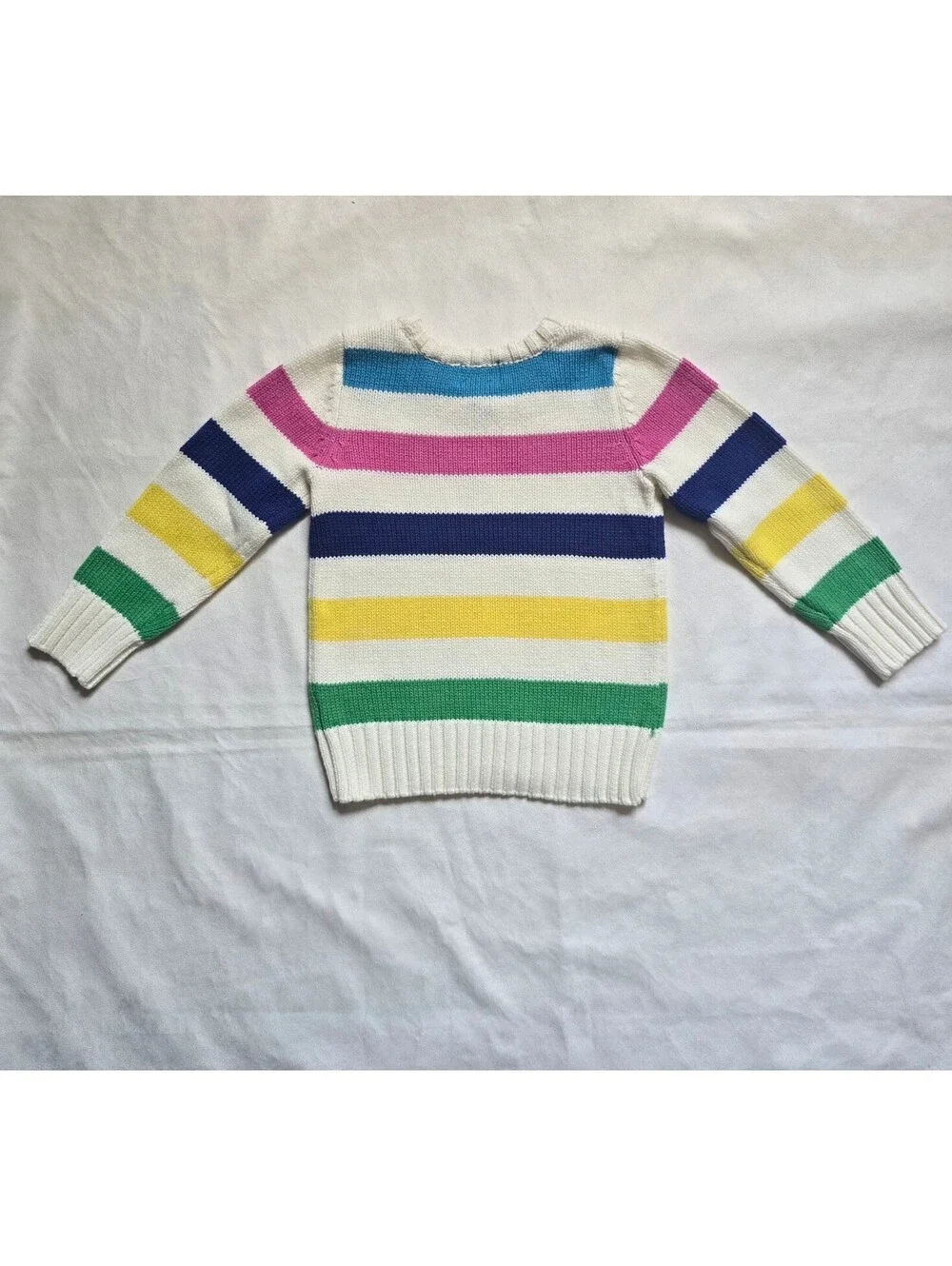 The Children's Place Baby Sweater 24 Months Multi Color Striped Knit